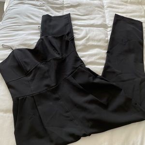 Black Strapless Jumpsuit